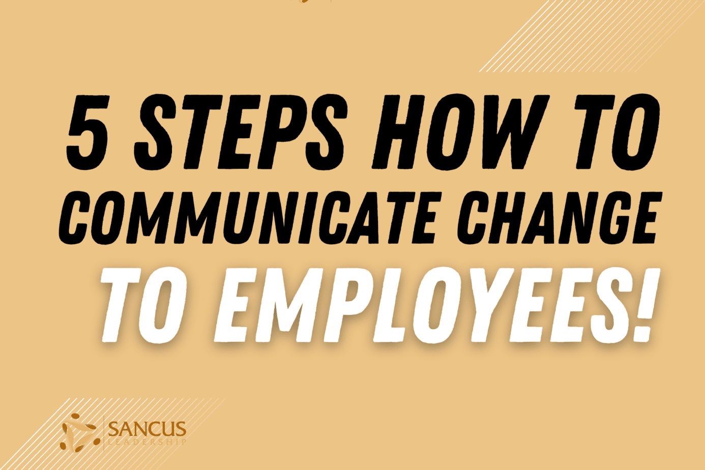 Communicate During Change: 5 Steps to Employee Retention!