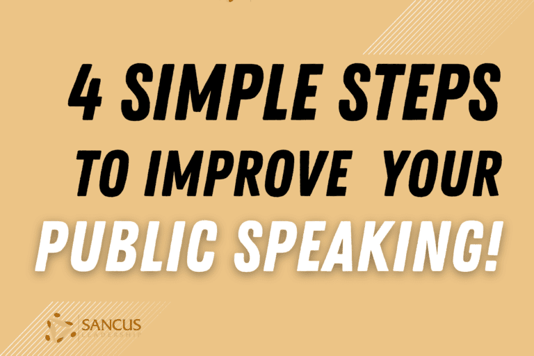 Improve Your Public Speaking in 4 Simple Steps (for Leaders/Managers ...