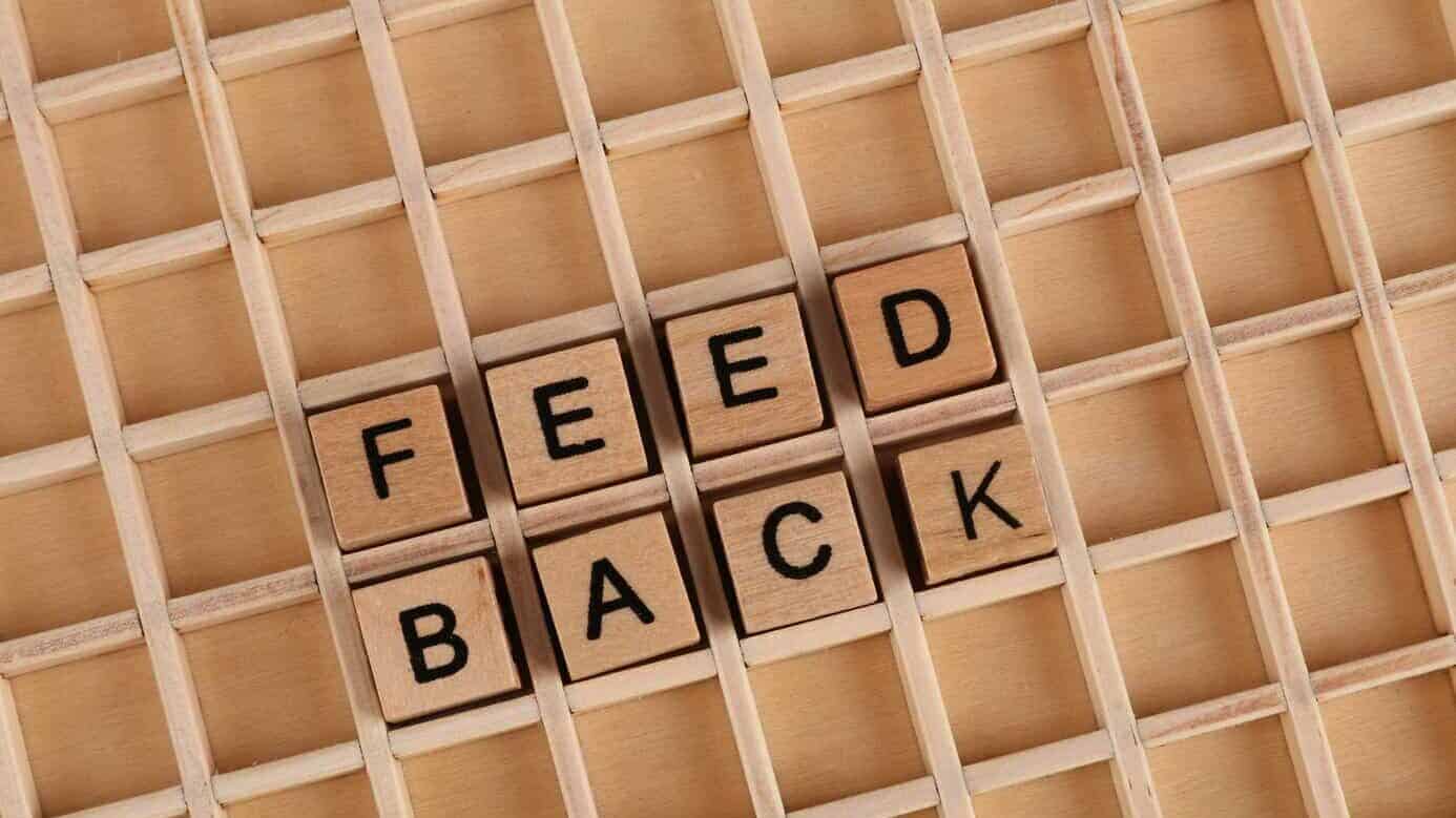Make feedback a part of the routine