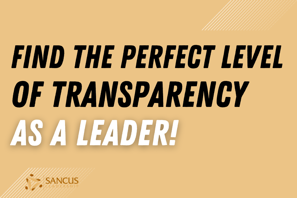 How Transparent Should Leader's Decision-Making Be?