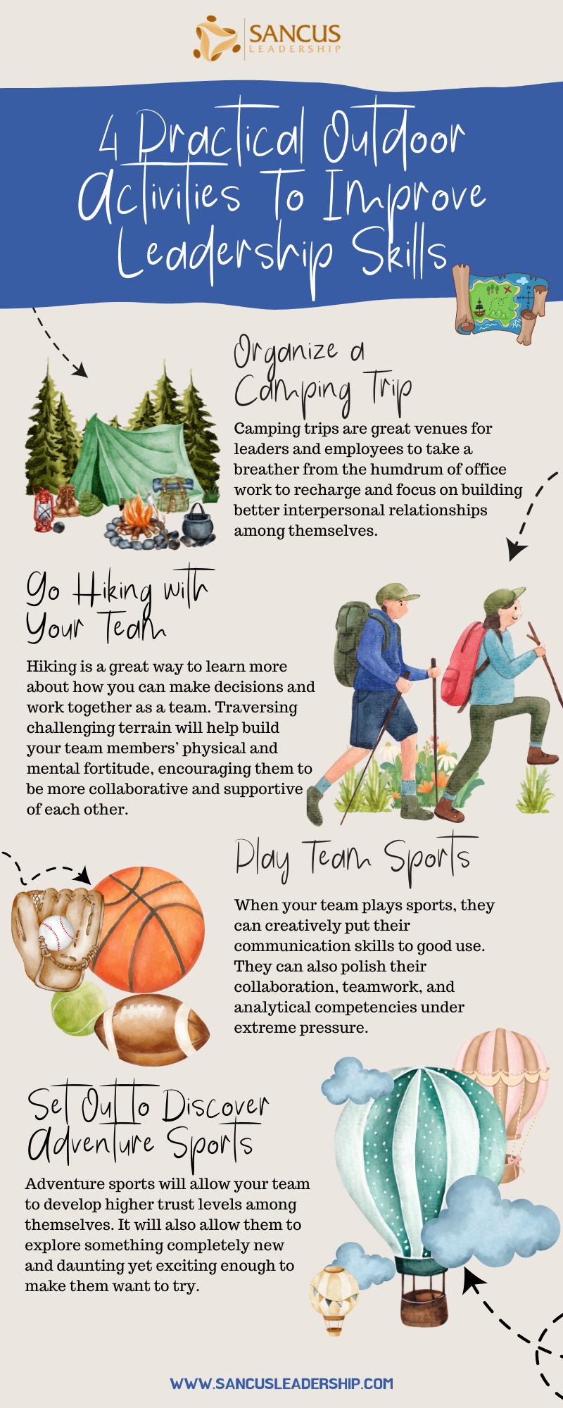 4 practical outdoor activities to improve leadership skills